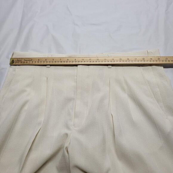 Vintage Virgola Uomo Mens Dress Pants 42 ( Fit 41 X 29 ) Pleated Front Textured - Picture 10 of 15